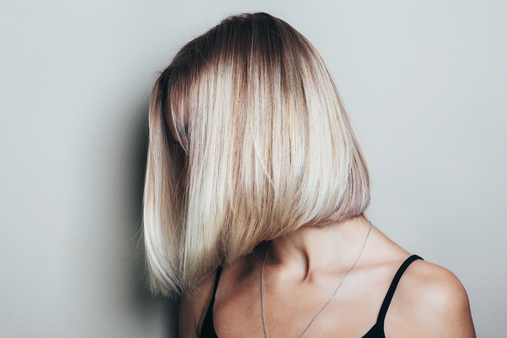 Haare dunkle strähnen in blonde ▷ 1001+