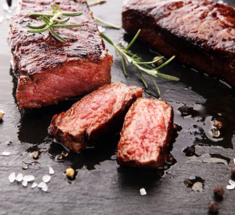 Entrecote braten