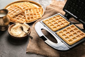 Waffeleisen einfetten
