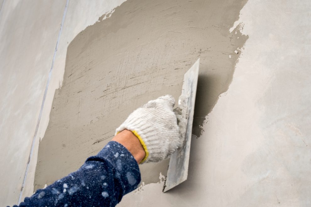 Garage verputzen Tipps und Anleitung zum Selbermachen