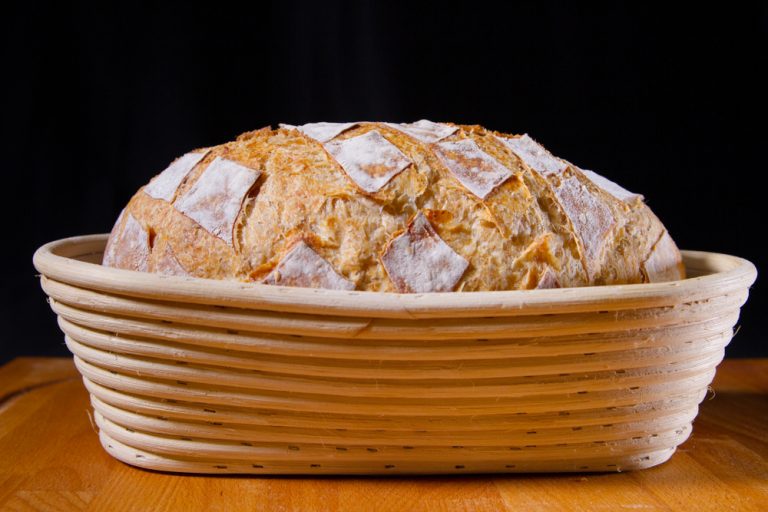 Runder Gärkorb Für Brot Aus Natürlichem Rattan – 2 Stück, Je 9 Zoll (ca. 23 Cm), Für Sauerteig & Brotbacken