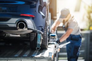 auto wird abgeschleppt