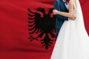 Traditionelle albanische Hochzeit