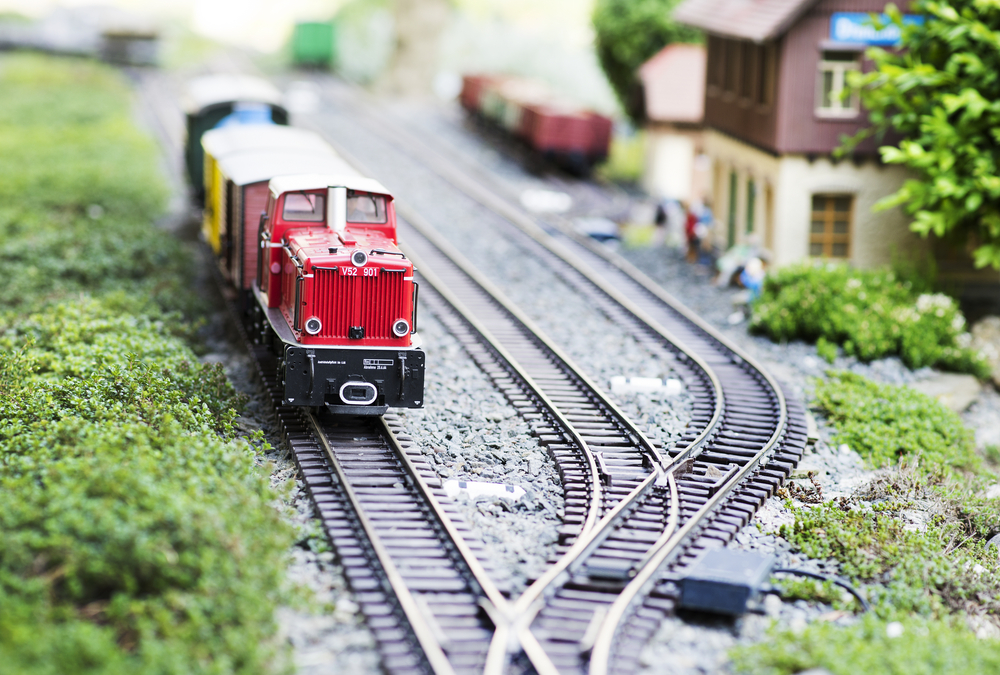 Eisenbahn Blechschild 20x30 Cm - Retro-Deko Für Modelleisenbahn-Fans, Bahn-Liebhaber