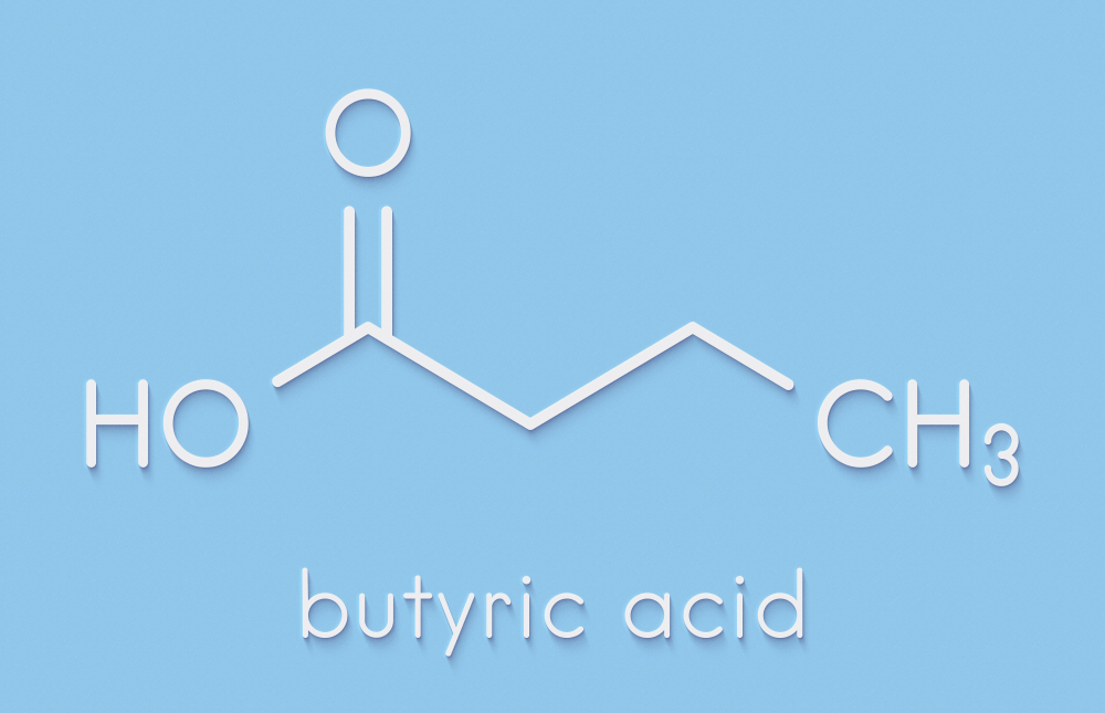 buttersäure moleküle